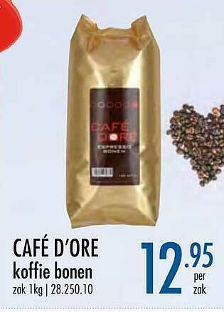 Horeca totaal Café D Ore Koffie Bonen aanbieding