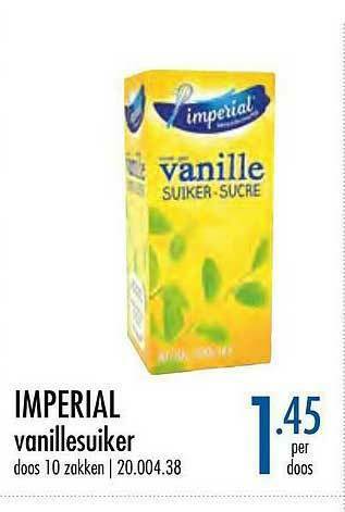 Horeca totaal Imperial Vanillesuiker aanbieding