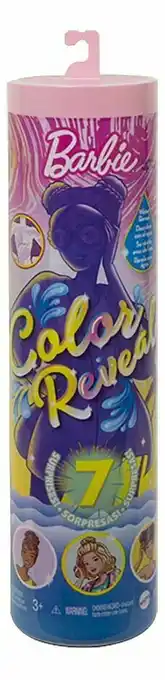 Dreamland Barbie mannequinpop Color Reveal Serie Sand & Sunny aanbieding