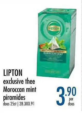 Lipton Exclusive Thee Moroccan Mint Piramides