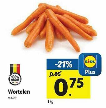Lidl Wortelen aanbieding
