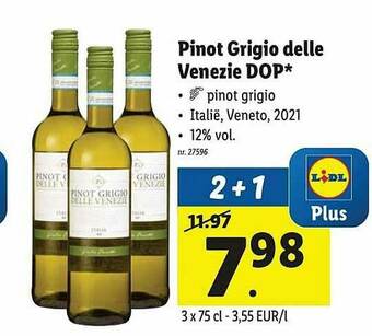Lidl Pinot Grigio Delle Venezie aanbieding