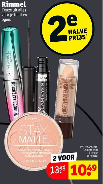 Kruidvat Rimmel aanbieding