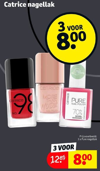 Kruidvat Catrice nagellak aanbieding