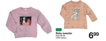 Zeeman Baby Sweater aanbieding
