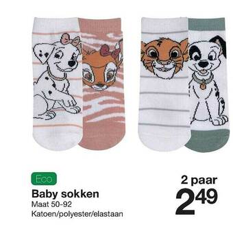 Zeeman Baby Sokken aanbieding
