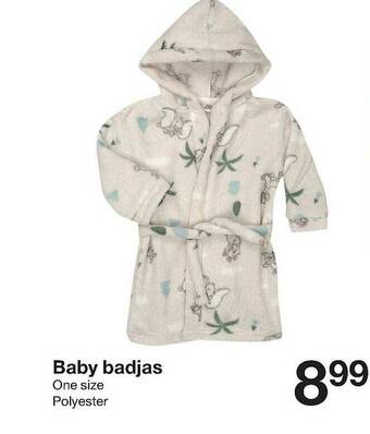 Zeeman Baby Badjas aanbieding