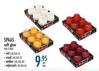 Horeca totaal Spaas Soft Glow aanbieding