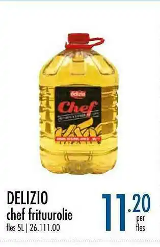 Horeca totaal Delizio Chef Frituurolie aanbieding