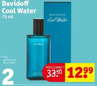 Kruidvat Davidoff Cool Water 75ml aanbieding