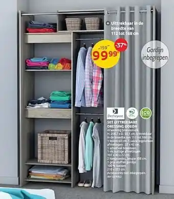 Brico Set uittrekbare dressing odeon aanbieding