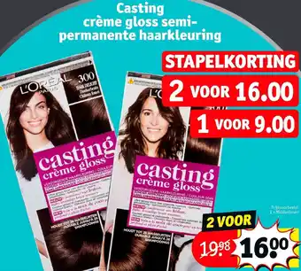 Kruidvat Casting creme gloss 2 x Middenbruin aanbieding