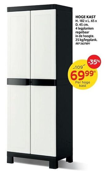 Brico Hoge kast aanbieding