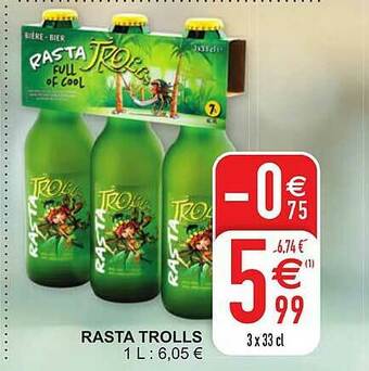 Cora Rasta Trolls aanbieding