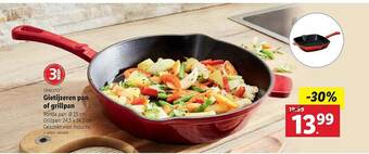 Lidl Gietijzeren Pan Of Grillpan aanbieding