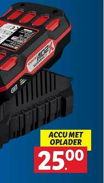 Lidl Accu Met Oplader aanbieding