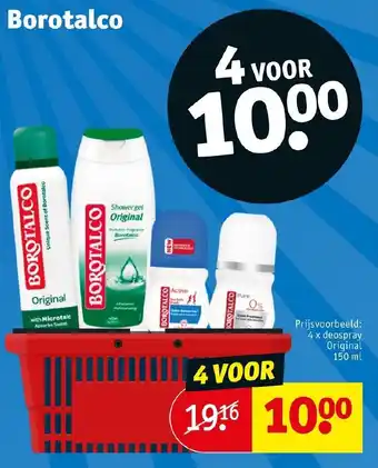 Kruidvat Borotalco 150ml aanbieding
