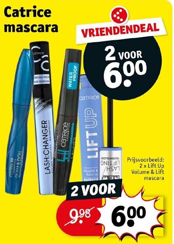 Kruidvat Catrice mascara aanbieding