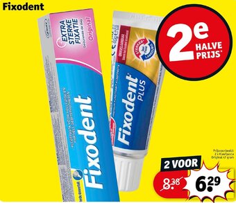Kruidvat Fixodent aanbieding