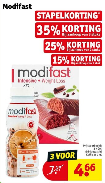 Kruidvat Modifast aanbieding