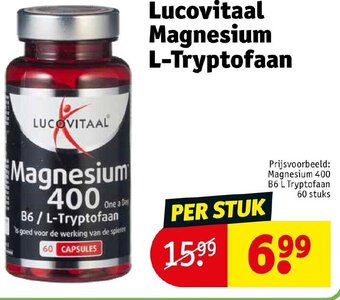 Kruidvat Lucovitaal Magnesium L-Tryptofaan aanbieding