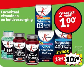 Kruidvat Lucovitaal vitaminen en huidverzorging aanbieding