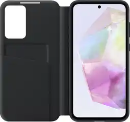 Coolblue Samsung Galaxy A35 Smart View Book Case Zwart aanbieding