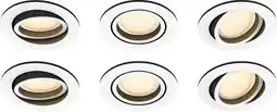 Coolblue Philips Hue Milliskin inbouwspot White Ambiance - rond - Wit - 6-pack aanbieding