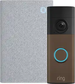 Coolblue Ring Batterij Video Deurbel 2e Generatie Brons + Chime aanbieding