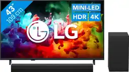 Coolblue LG Mini-led 43 QNED71 (2026) + LG DS40T aanbieding