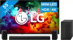 Coolblue LG Mini-led 55 QNED71 (2026) + LG DS60TR aanbieding