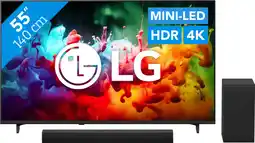 Coolblue LG Mini-led 55 QNED71 (2026) + LG DS40T aanbieding