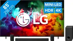 Coolblue LG Mini-led 85 QNED70 (2026) + LG DS80TR aanbieding