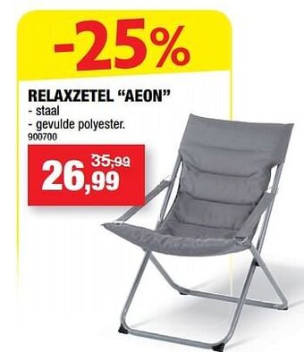 Hubo Relaxzetel aeon aanbieding