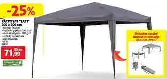 Hubo Partytent easy aanbieding