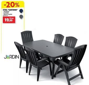 Hubo Stoel santorini aanbieding