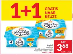 Intermarché Yoplait Perle de Lait aanbieding