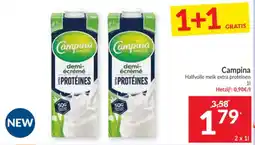 Intermarché Campina demi-écrème extra protéines aanbieding