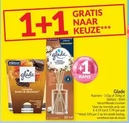 Intermarché Glade kaarsen aanbieding