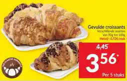 Intermarché Gevulde croissants aanbieding