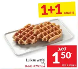Intermarché Luikse wafel aanbieding