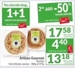 Intermarché Artisan Gourmet Quiches aanbieding