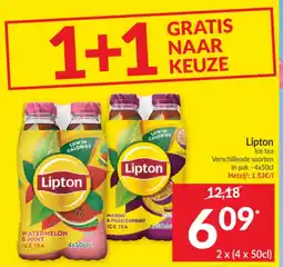 Intermarché Lipton ice tea aanbieding