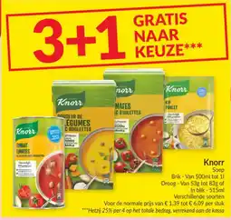 Intermarché Knorr Soep aanbieding