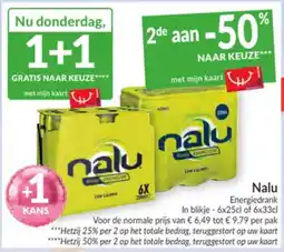 Intermarché Nalu Energiedrank aanbieding