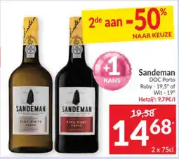 Intermarché Sandeman Fine White Porto aanbieding