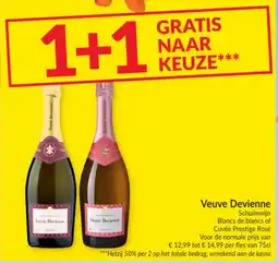 Intermarché Veuve Devienne schuimwijn aanbieding