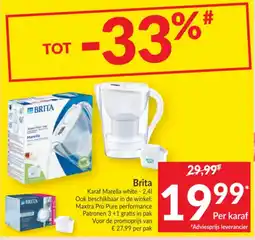 Intermarché Brita karaf marella white aanbieding