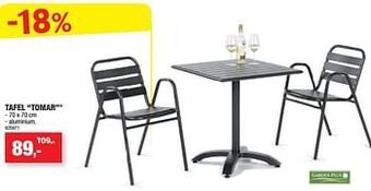 Hubo Tafel tomar aanbieding