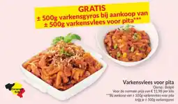 Intermarché Varkensvlees voor pita aanbieding